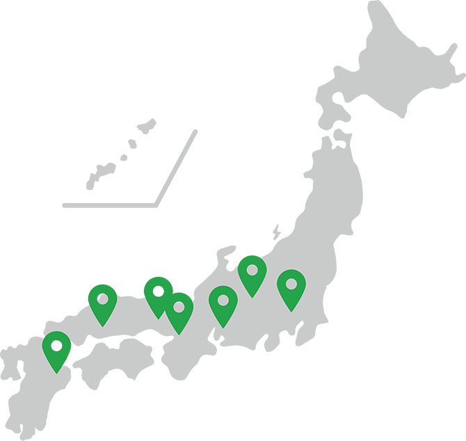 提携サロン紹介地図